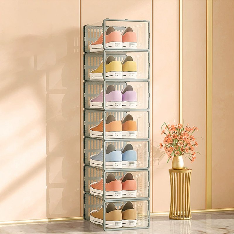 Hot Selling Plastic Storage Sports Shoes Organizer Slippers Storage Box