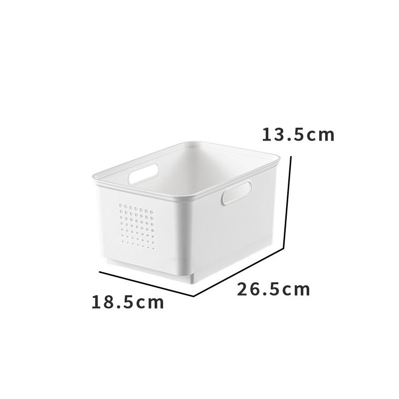 Excellent PP Desktop White Holder Handle Comic Designer Storage Book Box Plastic Storage Box Container Bin