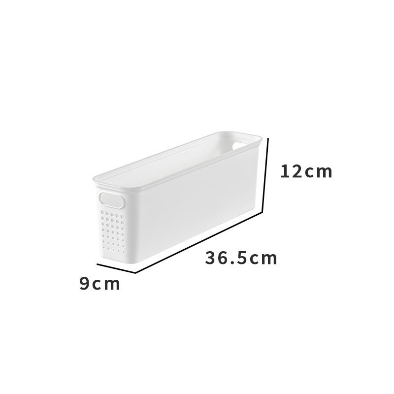 Excellent PP Desktop White Holder Handle Comic Designer Storage Book Box Plastic Storage Box Container Bin