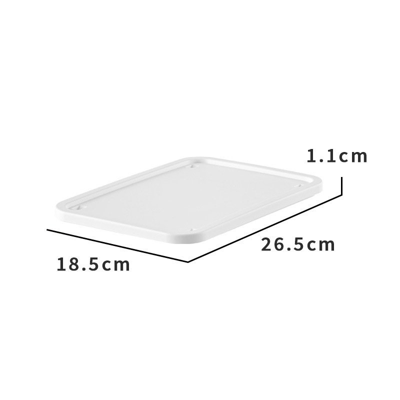 Excellent PP Desktop White Holder Handle Comic Designer Storage Book Box Plastic Storage Box Container Bin