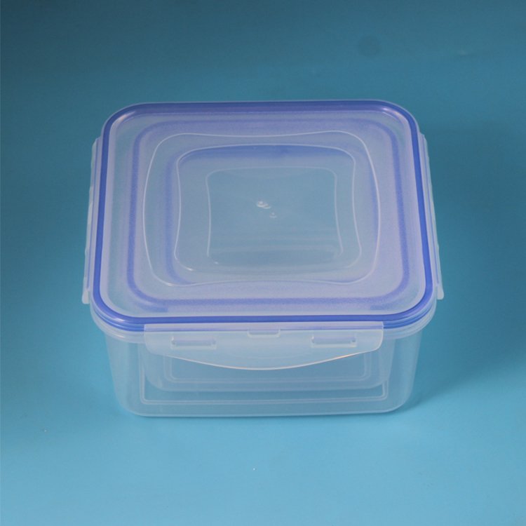 BPA Free 3Pcs/Set Transparent Plastic Square Food Storage Box Container Tool Kit For Microwave Dishwasher Freezer