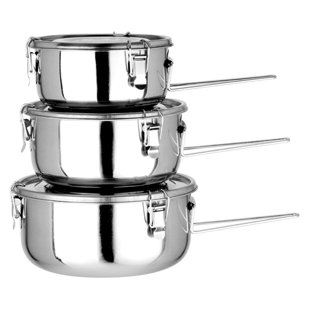 Old Fashioned Wholesale Stainless Steel Lunch Box with Handle