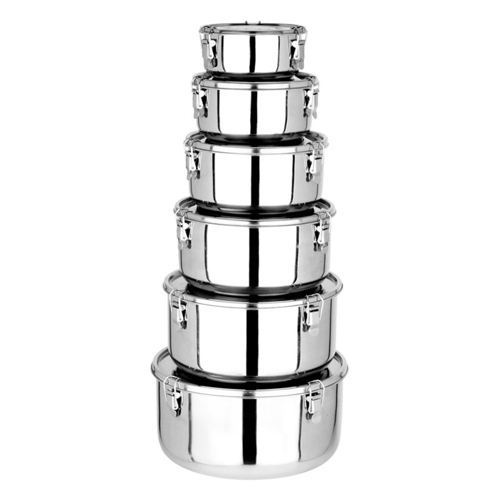 Old Fashioned Wholesale Stainless Steel Lunch Box with Handle