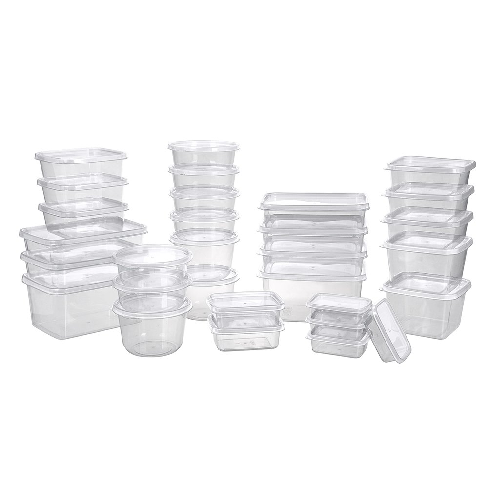 Microwave/Freezer Safe BPA Free Plastic Reusable Bento Box/Lunch Box Food Storage Containers for Meal Prep