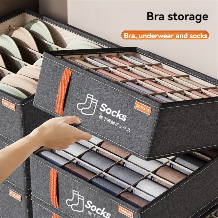 Hot Selling Foldable Oxford Fabric Storage Drawer Square Organizer for Wardrobe Use Underwear Socks Bra Clothing