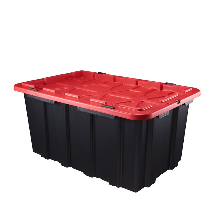 Factory directsale waterproof 100L 27 Gallon plastic storage bin box for sale