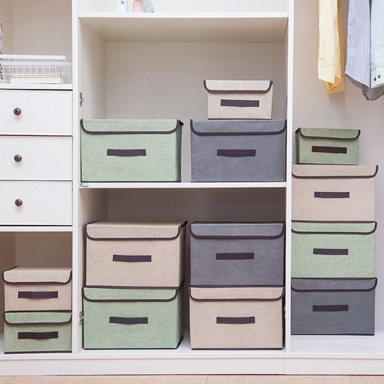 Wholesale Foldable Non-Woven Dustproof Storage Box Home Organizador de Sapatos for Toys Wardrobe Fashionable Foldable Design