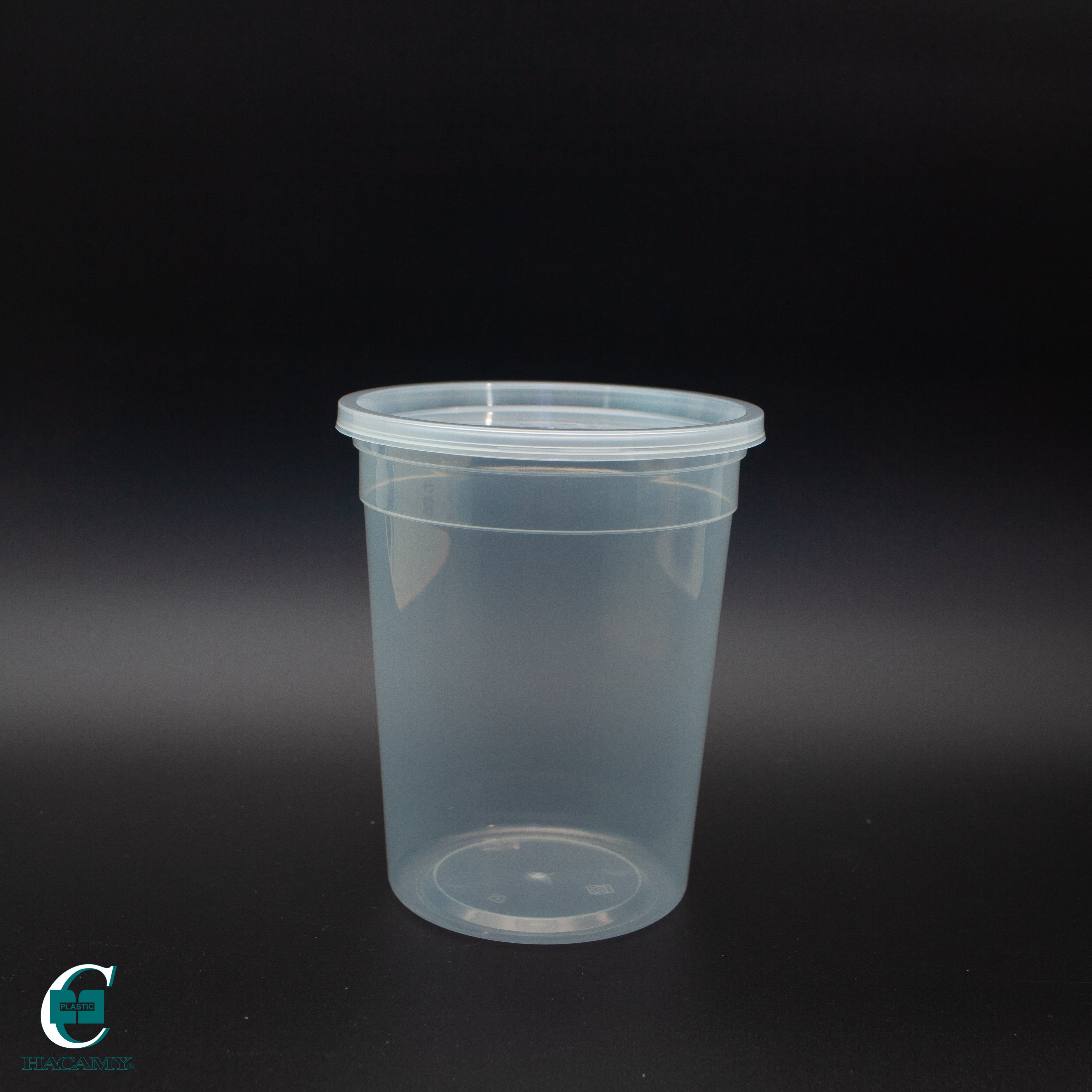 HACAMY Microwavable and Frozen Thicker Soup Cups Food Storage Plastic Takeaway Food Box Lunch Container Whosale in bulk