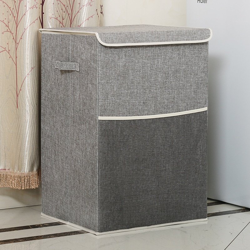 Factory Price Double Layer Bra and Underwear Storage boxs & Bins with lid Organizer Clothing Bag Linen box Customized