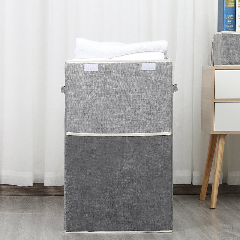Factory Price Double Layer Bra and Underwear Storage boxs & Bins with lid Organizer Clothing Bag Linen box Customized
