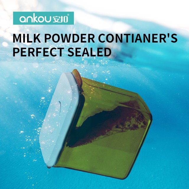 New Arrival AnKou BAP Free Baby Promotion Gifts Baby Food Snack Storage Container Milk Powder Formula Dispenser