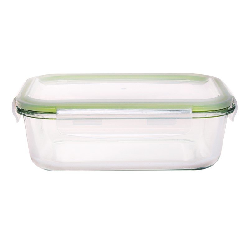 Glass Food Container With Pp Lid/ Glass Food Container With Pp Food Container Lid