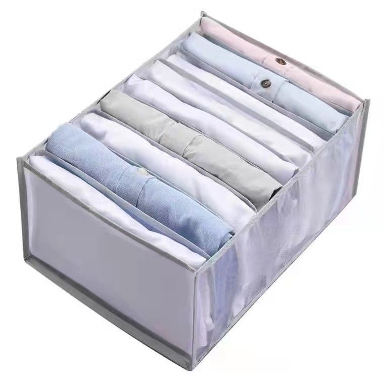 DS3943 Wardrobe Bra Organizer Foldable Bra Underwear Drawer Organizer Divider Bins for Socks Ties Bras Underwear Storage Box