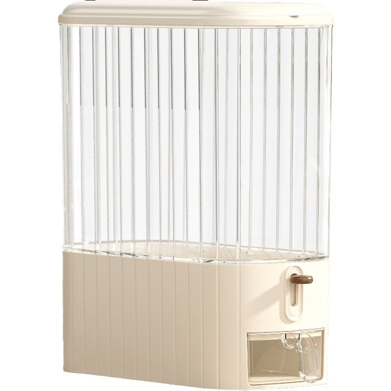 Rice Dispenser Kitchen Moisture-Proof 6-Grid Rotating Food Grain Dispenser Cereal Storage Box Rice Container Dispenser