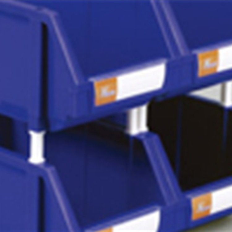 hot sale warehouse plastic shelf bins spare parts storage boxes