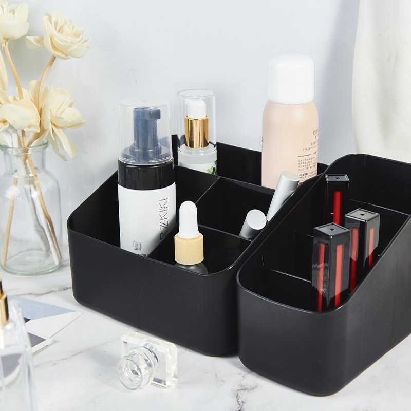 Hot selling Wholesale Plastic Makeup Organizer case Cosmetics storage box For Makeup
