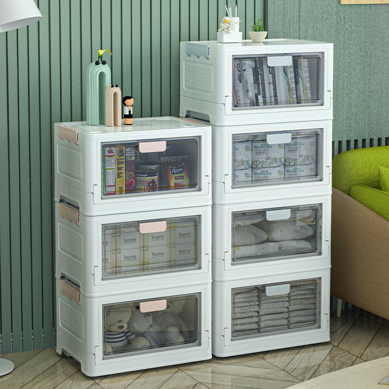 Plastic Folding Storage Box Container Multifunction Plastic Organizer Can Be Classified Into Toys, Books and Daily Necessities