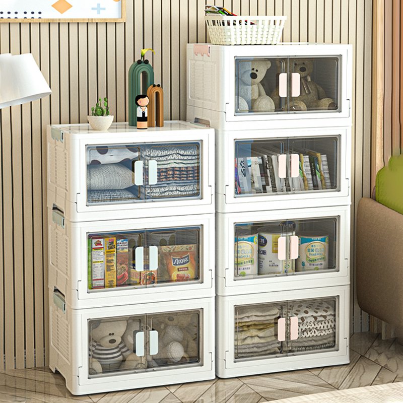 Plastic Folding Storage Box Container Multifunction Plastic Organizer Can Be Classified Into Toys, Books and Daily Necessities