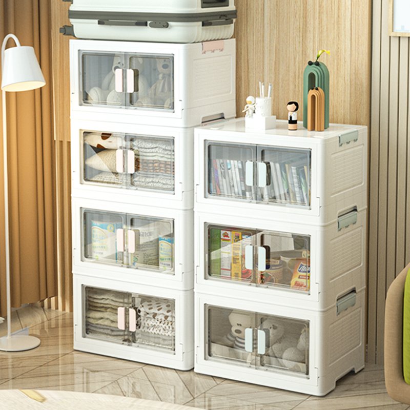 Plastic Folding Storage Box Container Multifunction Plastic Organizer Can Be Classified Into Toys, Books and Daily Necessities
