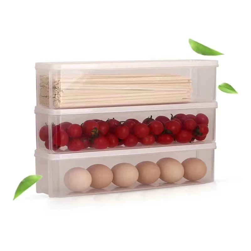 Kitchen Noodle Spaghetti Container Household Cereal Preservation Storage Box with Cover