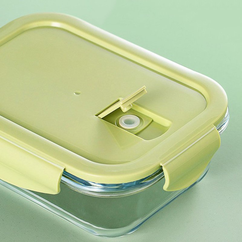Airtight Glass Meal Prep Containers Food Storage Container Leak Proof Glass Bento Lunch Box With Lid