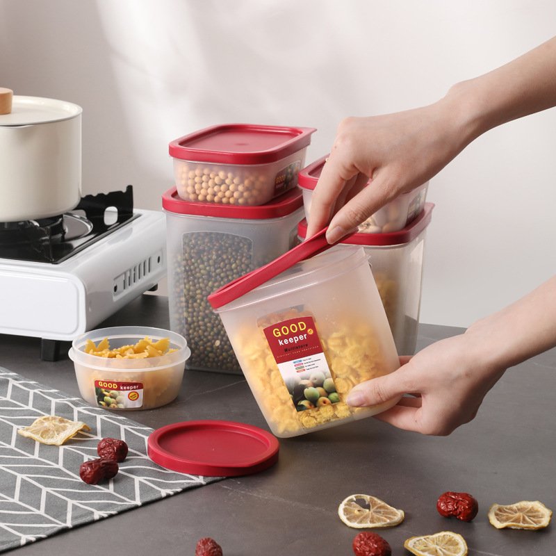 10 Pack Airtight Food Storage Containers Set LeakProof Stackable Storage Containers Food Grade Pantry Kitchen Storage Containers