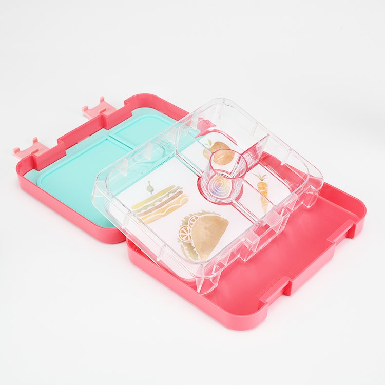 Aohea kids bento lunch box leakproof high quality microwave bento box food storage bento lunch box for kids children