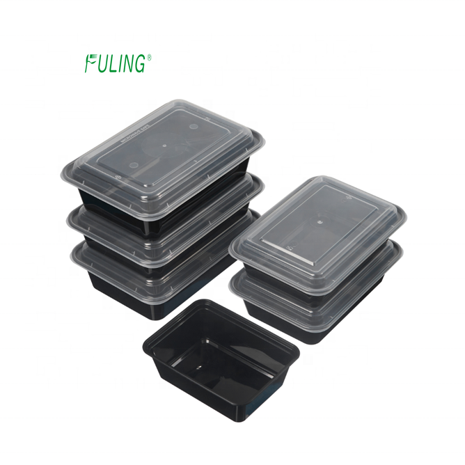 Fuling Factory wholesale food storage box take out microwavable plastic food container