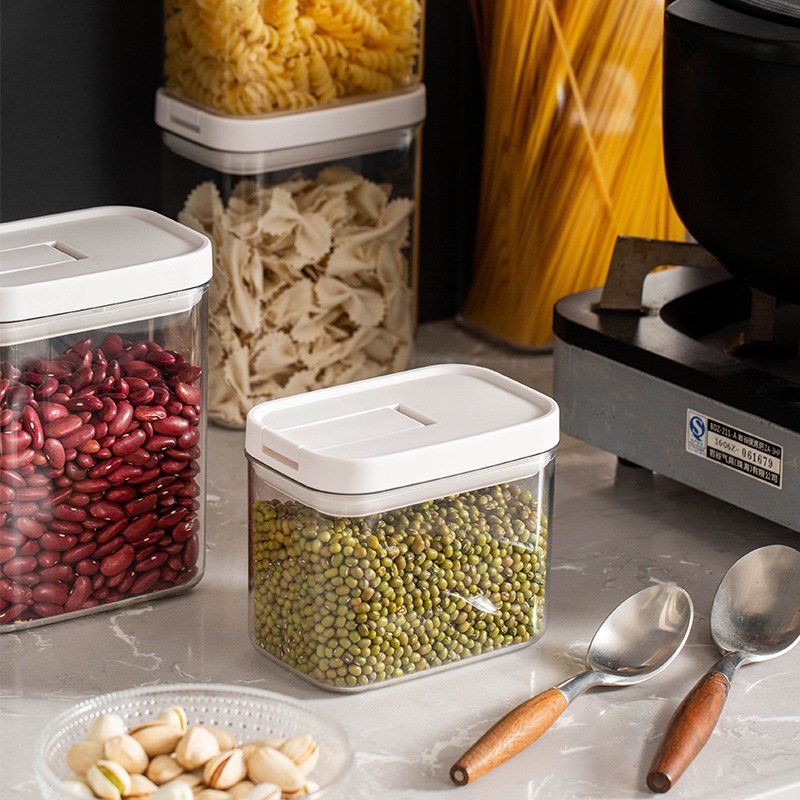 Odyhome DS237 New Product Kitchen Cereal Grain Rice Candy Plastic Dry Food Storage Bins Container Box with Sealed Lid