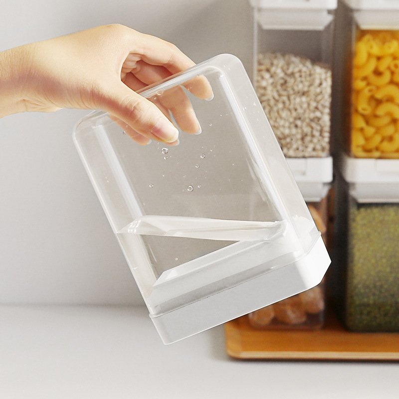 Odyhome DS237 New Product Kitchen Cereal Grain Rice Candy Plastic Dry Food Storage Bins Container Box with Sealed Lid