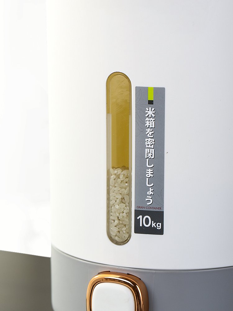 Hot Sale Rice Dispenser Sealed Grain Container Storage Food Container Carton Customized Modern Rectangle Kitchen Rice Box 10kg