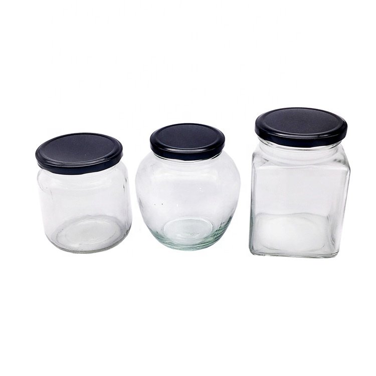 Customized Food Storage and Candy Glass Jar with lid