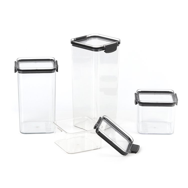 Hot Selling Stackable Plastic Storage Box Kitchen Storage Containers Grain Storage Containers For Custom Logo Size
