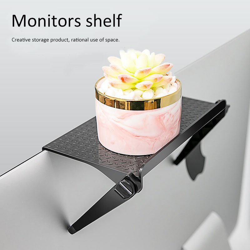 TV Screen Top-Set Box Storage Shelf PC Monitor Solid Bracket Household Home Storage Organization For Cable Box Router Shelf