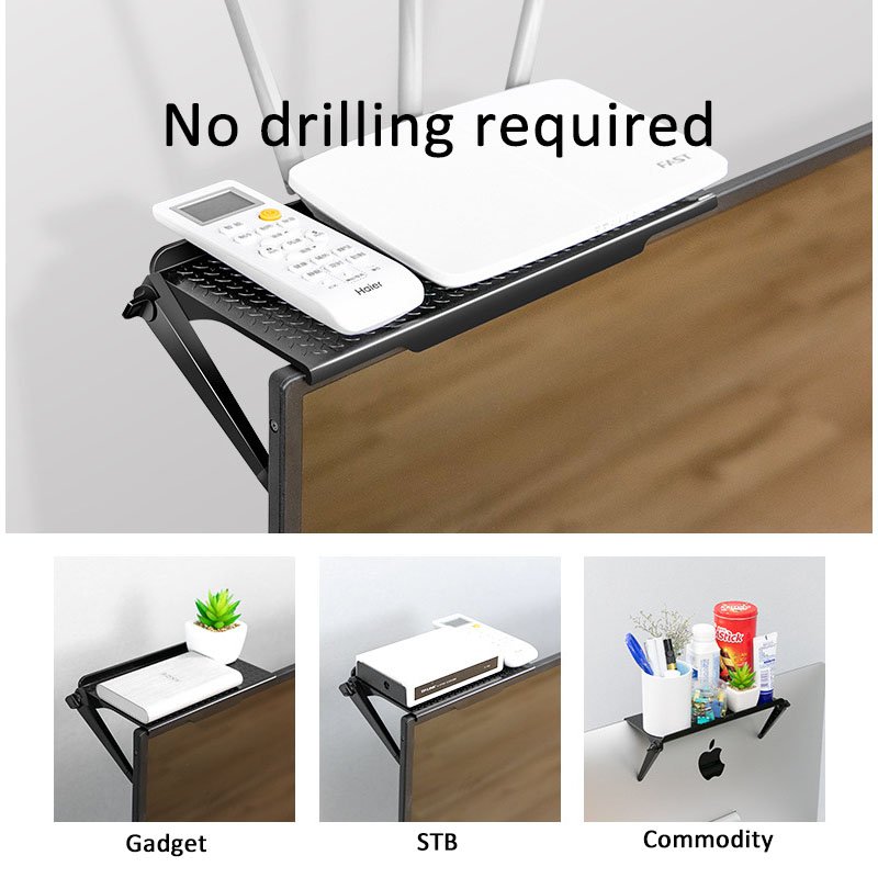 TV Screen Top-Set Box Storage Shelf PC Monitor Solid Bracket Household Home Storage Organization For Cable Box Router Shelf