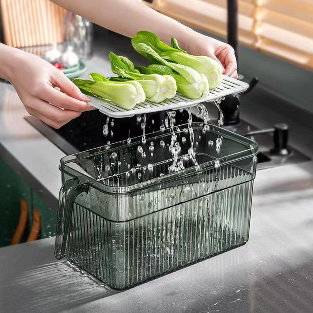 Kitchen Food Storage Box Fridge Storage Box Fridge Container Fruits Container Vegetable Storage Container