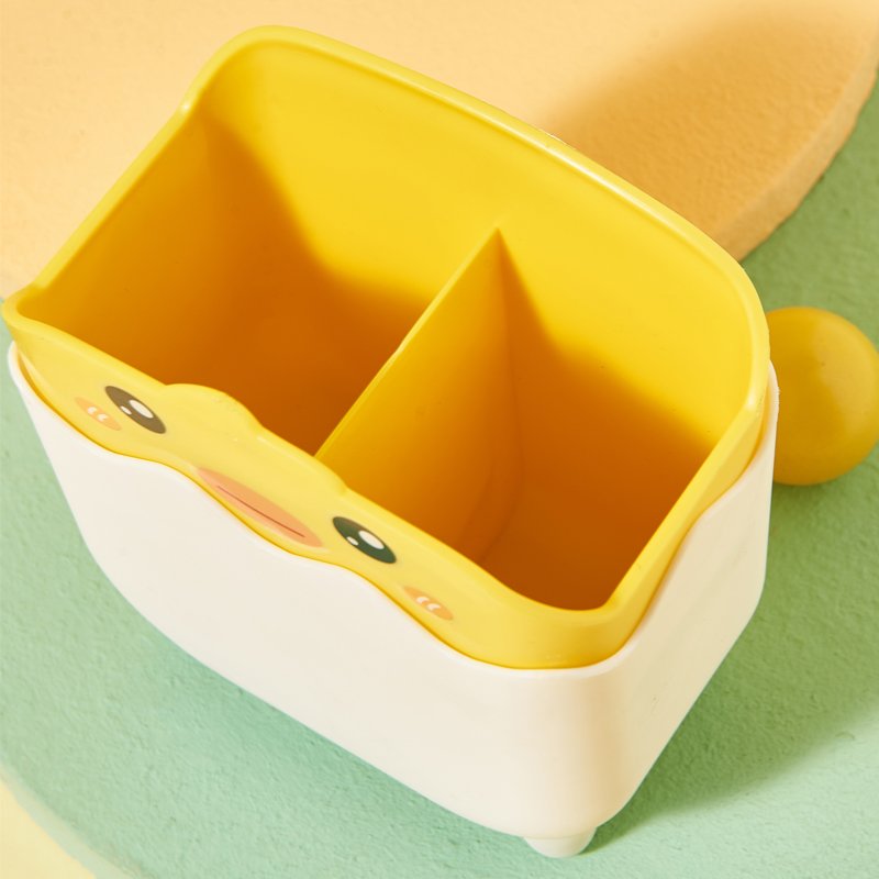 Cartoon desktop organizer storage box school office stationery organizer cute children stationery storage box
