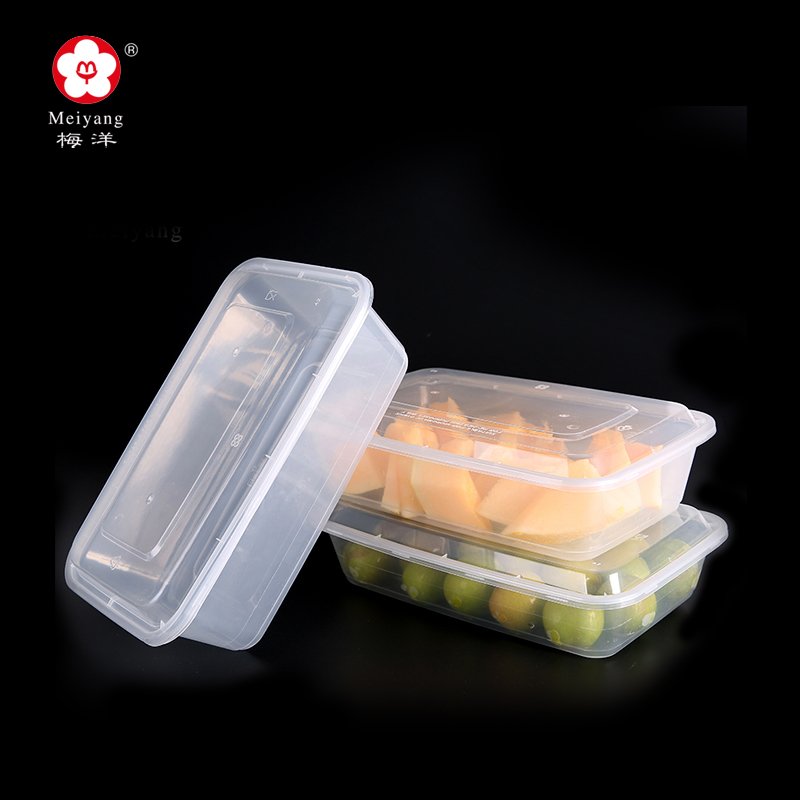 wholesale 900ml safety lock Disposable PP Plastic aviation plastic salad container A900