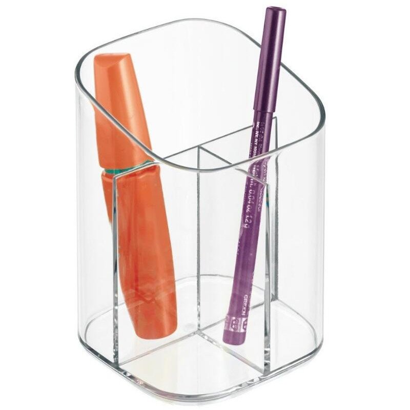 Multifunctional Manufacturer Wholesale Transparent Desktop Storage Box Makeup Brush Storage Box