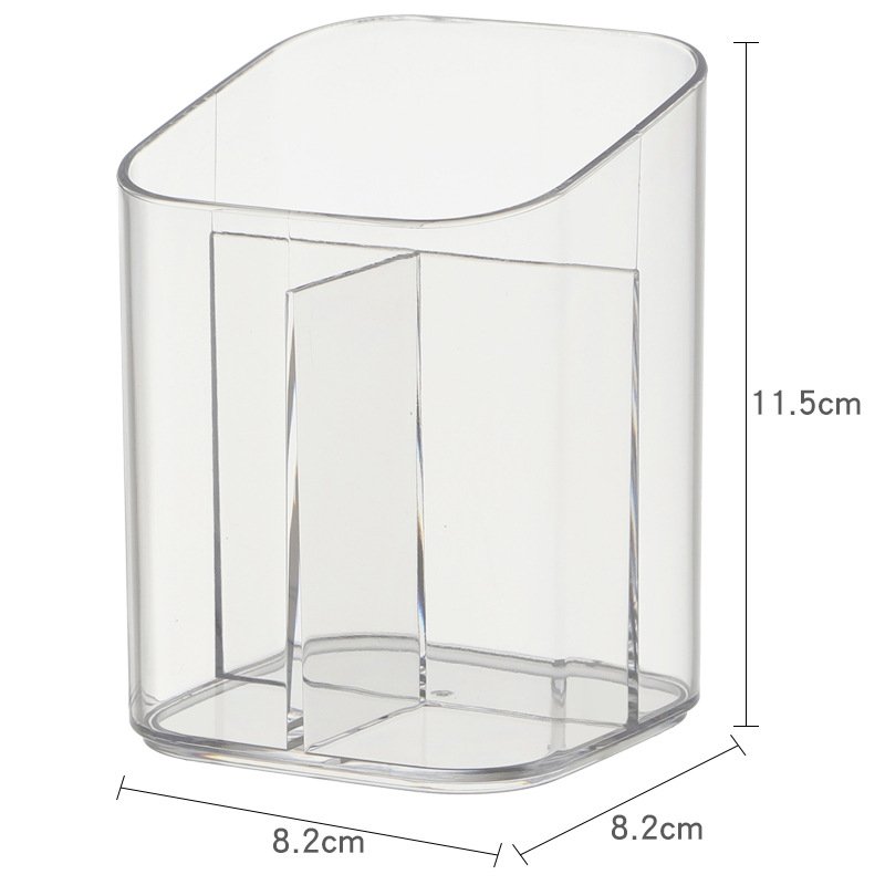 Multifunctional Manufacturer Wholesale Transparent Desktop Storage Box Makeup Brush Storage Box