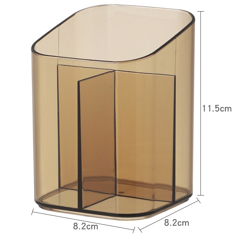Multifunctional Manufacturer Wholesale Transparent Desktop Storage Box Makeup Brush Storage Box