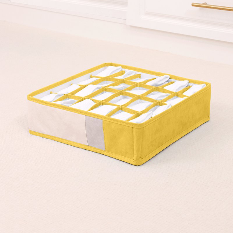 2023 Closet Organizers Washable Foldable Box underwear Organizer 4 Pack Drawer Dividers For Clothes Sock Bra Lingerie Storage