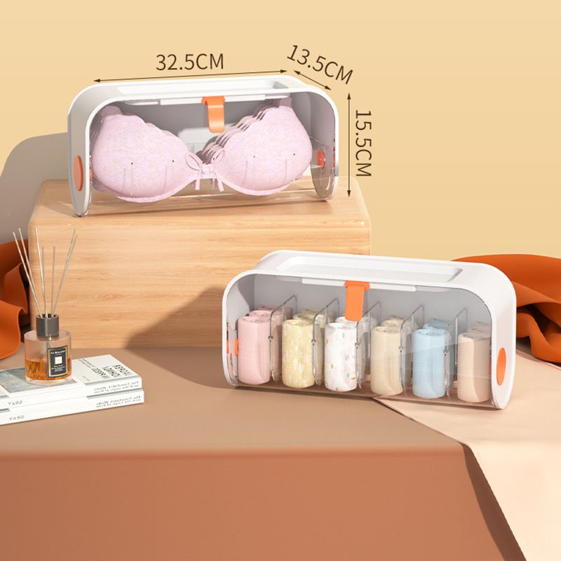 Wall Mounted Panties Socks Storage Drawer Multi Grid Sorting Storage Box Underwear Organizer Wardrobe