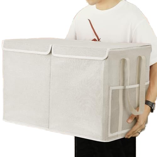 foldable toys storage box with mesh pocket 2 compartments cabinet storage bin clothes organizer