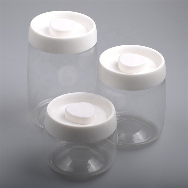 800ML Stackable Vegetables / Cereals Vacuum Air Sealing Food Storage Containers for freshness keeping box