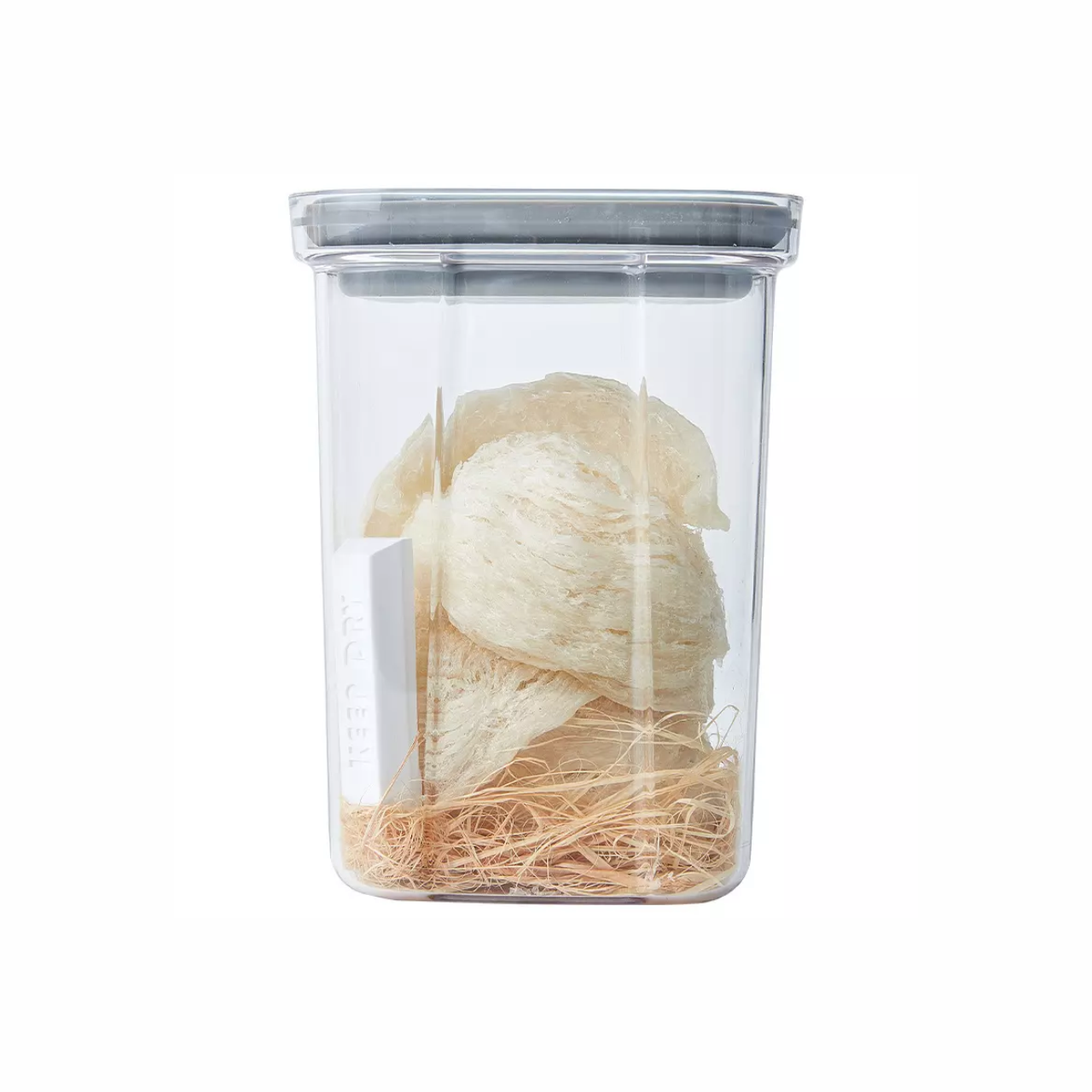 Rotating transparent plastic sealing jar food-grade moisture-proof storage jar fresh box household grains and cereals storage
