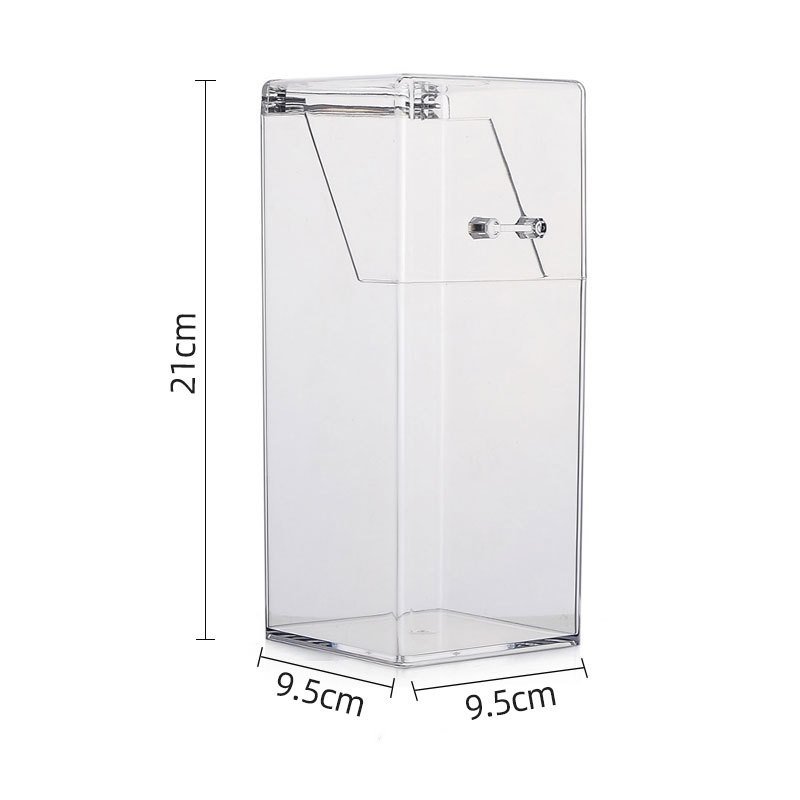 Dustproof White Pearls Makeup Brush Storage Box Makeup Brush Holder Makeup Brush Organizer with Lid