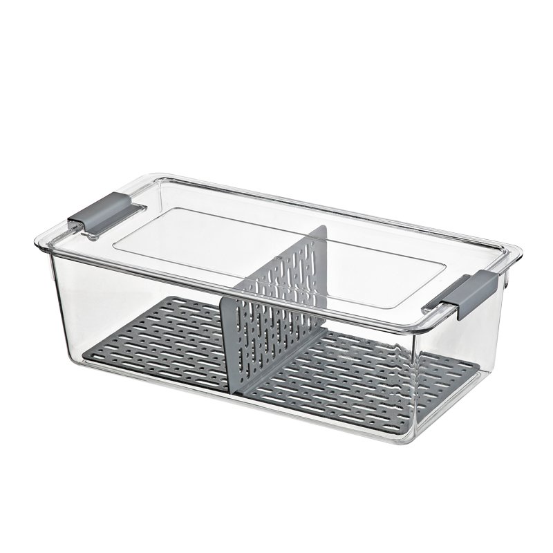 Kitchen freezer acrylic plastic food storage box container