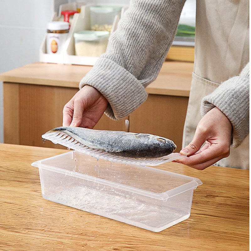 Logo Fresh-keeping Box Kitchen Daily Necessities Fridge Reusable Crisper Storage Refrigerator Organizer Food Storage Box