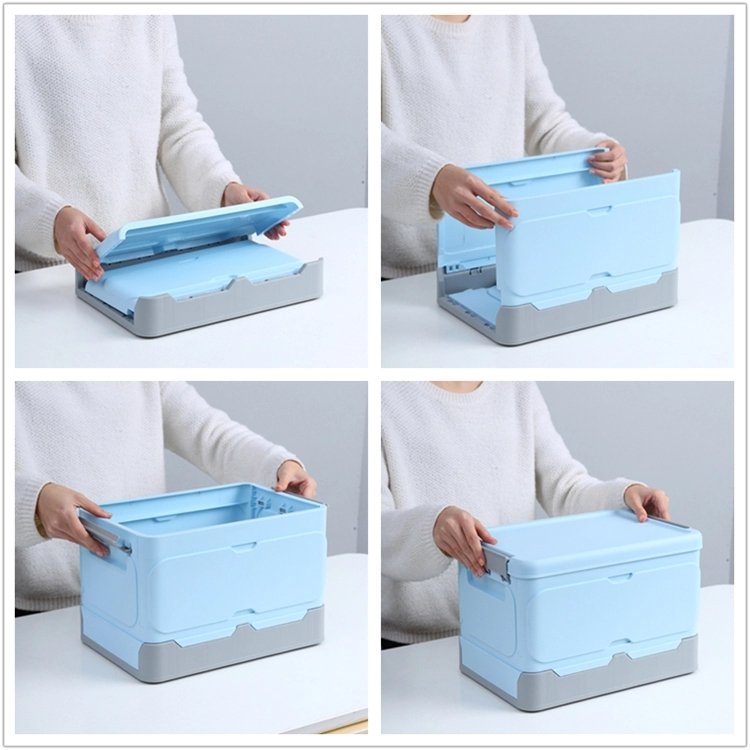 Factory Direct Sale Folding Storage Living Box Saving Space Collapsible Storage Box For Household Items